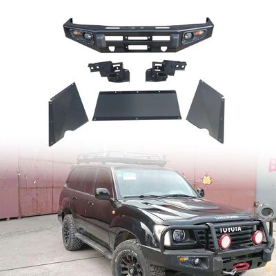 Thép tùy chỉnh Xe Bodykit Bull Bar Bumper phía trước cho Toyota LC100