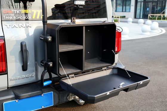 Offroad nhôm Jeep cửa sau bên ngoài Box lưu trữ cho xe tăng 300 BJ40 với đằng sau Mount