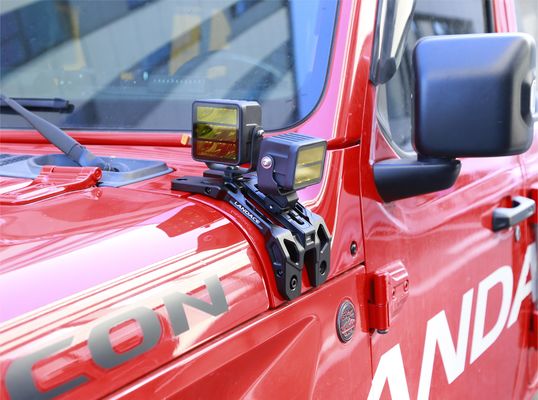 JEEP 2021- Wrangler Light Mounting Brackets CNC chế biến bằng hợp kim nhôm bền