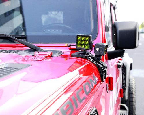 4x4 Thiết bị phụ kiện bên ngoài xe CNC Máy móc nắp ánh sáng cho Jeep Wrangler