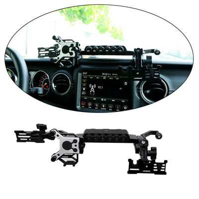 Jeep 210 * 65 * 38mm Trung tâm Console Bracket Phone Holder với Wireless Car Switch Panel