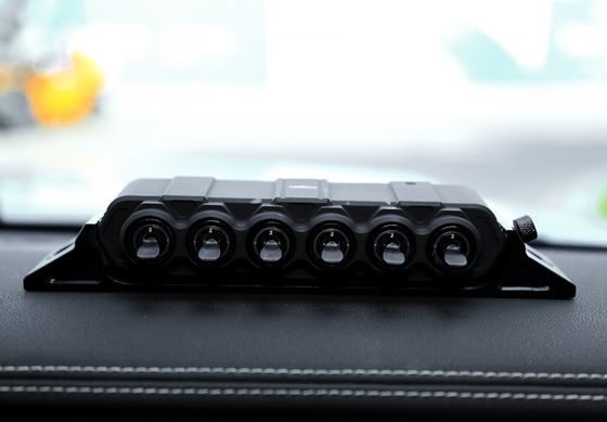ISO9001 2015 được chứng nhận 6 Gang Aluminium Rocker Switch Panel cho Bộ phận ô tô điều khiển không dây