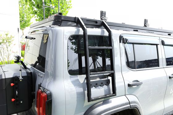 Đen điện giải và bột phủ mái nhà giá đỡ thang bên cho GWM Tank 300 4x4