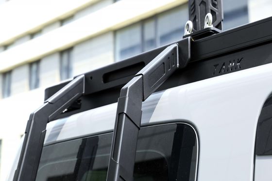 Đen điện giải và bột phủ mái nhà giá đỡ thang bên cho GWM Tank 300 4x4