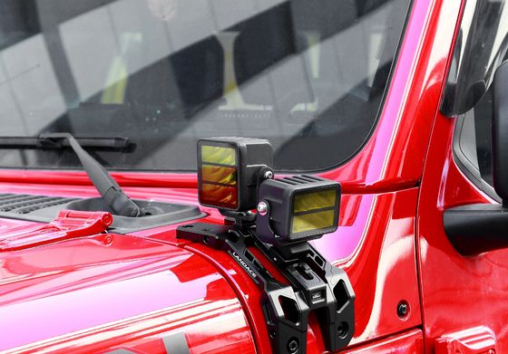 Ứng dụng bột bọc A-Pillar Light Mounting Brackets cho hợp kim nhôm CNC Machining