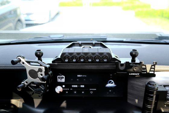 Điện phân và lớp phủ bột 6 Gang Switch Panel cho đèn công việc ô tô 4x4 phổ quát