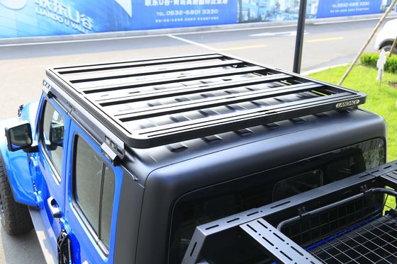 Jeep Jt Roof Rack Dễ cài đặt Rain Gutter Lắp đặt vật liệu hợp kim nhôm