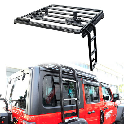 Phụ kiện 4x4 Offroad phổ quát Jeep Wrangler JL Roof Rack Mounted Side Ladder