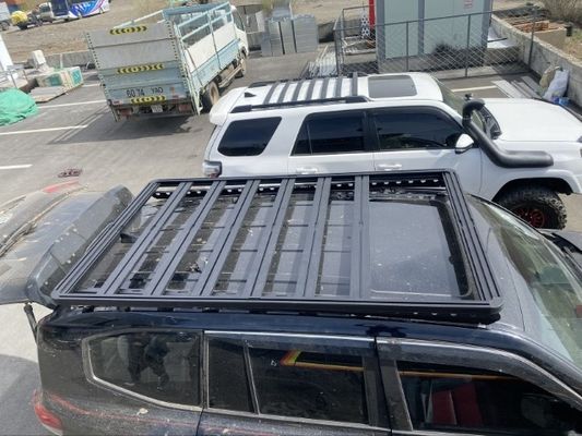 SUS304 Vòng xương sống lắp đặt Universal Car Roof Carrier cho Toyota LC300 Top Roof Platform
