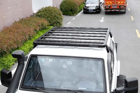 Đen Off Road Land Cruiser 79 Series Đồng nhôm phẳng 4X4 Universal Xe gầm mái cho Toyota