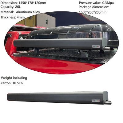 26L 30L Đen bồn nước áp suất xe tải xe tải giường giá đỡ giá đỡ mái nhà cho hiển thị phun