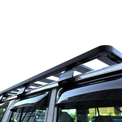 Off Road Land Cruiser LC76 Series 4x4 Roof Rack Mount màu đen AL6063 SS304 cho Toyota