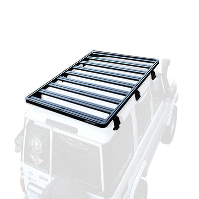 Off Road Land Cruiser LC76 Series 4x4 Roof Rack Mount màu đen AL6063 SS304 cho Toyota