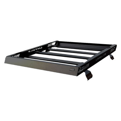 4x4 Off-road nhôm mái nhà rack hành lý xe ô tô mái nhà giỏ màu đen 1455 * 1425 * 113mm