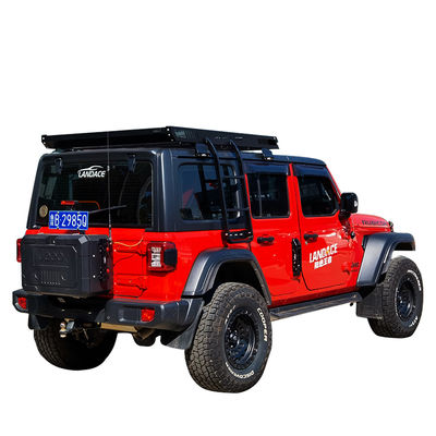 4x4 Off-road nhôm mái nhà rack hành lý xe ô tô mái nhà giỏ màu đen 1455 * 1425 * 113mm