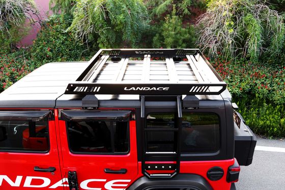 4x4 Off-road nhôm mái nhà rack hành lý xe ô tô mái nhà giỏ màu đen 1455 * 1425 * 113mm
