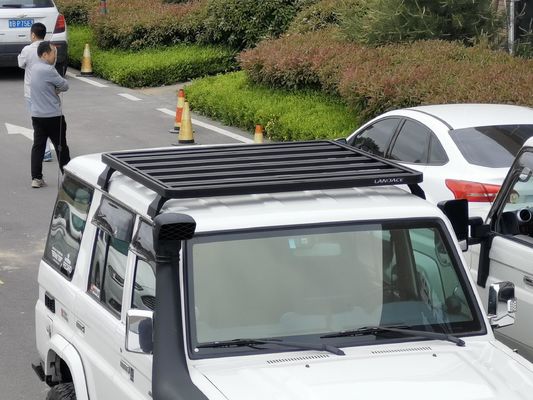 Thùng gạch nhôm trên mái xe ô tô cho Toyota FJ Cruiser trong màu đen