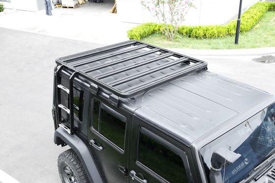 Thang sắt mái nhà hợp kim nhôm phổ quát cho Jeep Wrangler JK phụ kiện ô tô ngoài đường