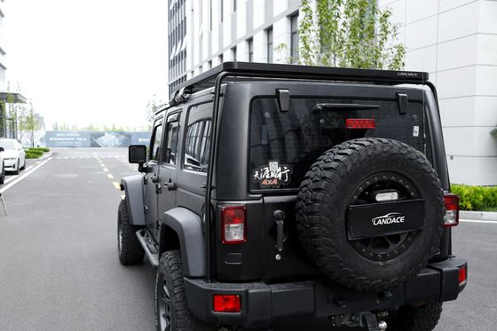Thang sắt mái nhà hợp kim nhôm phổ quát cho Jeep Wrangler JK phụ kiện ô tô ngoài đường