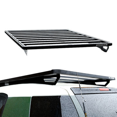 Đen AL6063 SS304 4X4 Universal FJ Cruiser Alloy Aluminium Roof Rail Basket cho Toyota