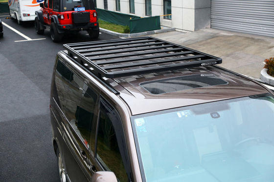 Mái trần phủ bột đen Địa điểm vận chuyển hàng hóa cho xe bán tải Volkswagen Multivan Off-road 4WD