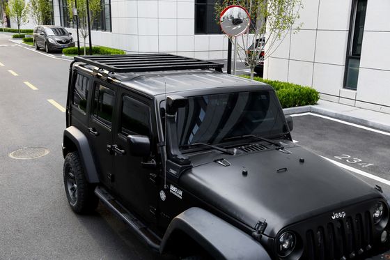 Off-Road Black Powder Coating Custom 4x4 Đường xếp mái xe Jeep nhôm với thang bên