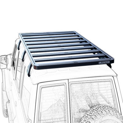 Đen nhôm hợp kim Xe mái nhà rack Cross Bar cho Ford Ranger SUV