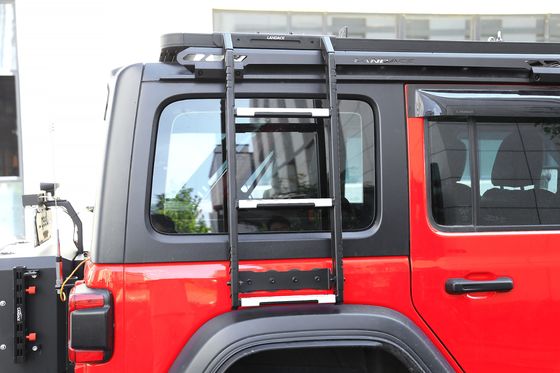 Đen nhôm đồng hợp kim mái giá đỡ thang bên cho xe tăng 300 Hoàn hảo phù hợp với xe 4x4