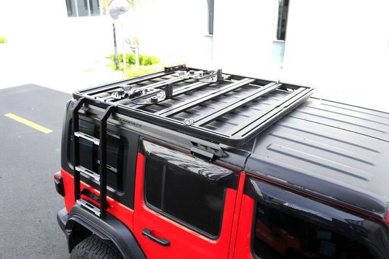 Đen nhôm đồng hợp kim mái giá đỡ thang bên cho xe tăng 300 Hoàn hảo phù hợp với xe 4x4