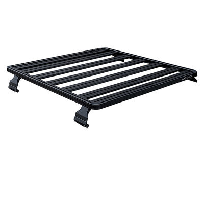 Đặt mái nhà Đen Universal Roof Rack cho Toyota LC76 Xây dựng nhôm mạnh mẽ