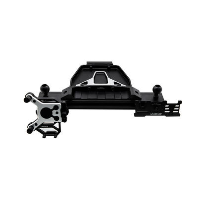 Nắp bàn điều khiển trung tâm hợp kim nhôm đen cho phụ kiện nội thất ngoài đường JEEP 4x4