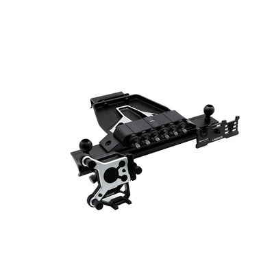 Nắp bàn điều khiển trung tâm hợp kim nhôm đen cho phụ kiện nội thất ngoài đường JEEP 4x4