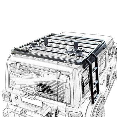 Đường xếp thang xe ô tô màu đen cơ học cho WranglerJK WranglerJL JEEP Tăng hiệu suất