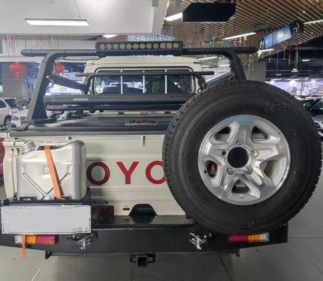 TOYOTA TRUCK LC79 phụ kiện bơm sau màu đen với vật liệu thép và phụ kiện