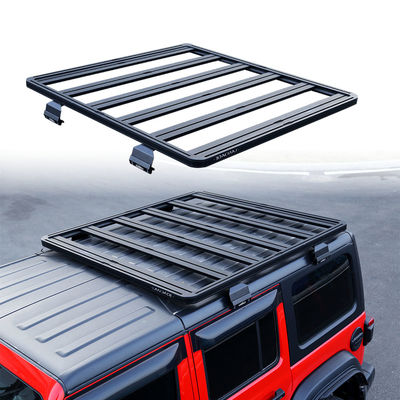 Bọc bột đen Off-Road Roof Rail Luggage Rack cho ô tô và ô tô phổ biến