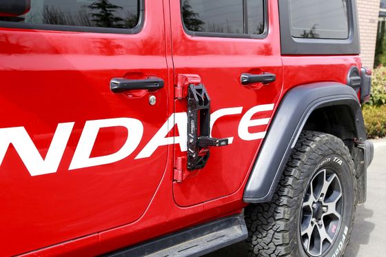 Jeep Wrangler 2018-2022 Bạc Đen Gập 4x4 Cửa bên xe Đằng chân Pedal Peg Support