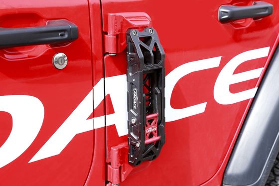Kim loại nhôm quốc tế Black Side Door Ladder cho Jeep Wrangler High- Black