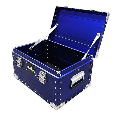 Hộp lưu trữ nhà bếp cắm trại ô tô OEM Hộp bếp cắm trại nhôm màu xanh
