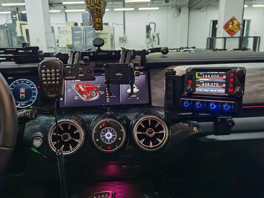Nền tảng hợp kim nhôm 198.5X201X78mm Jeep Wrangler Truck Accessories Switch Panel