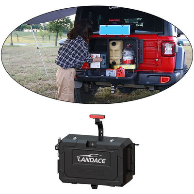 Wrangler JL Off Road Chiếc xe Jeep nhôm cửa sau bên ngoài Hộp lưu trữ Kích thước 700x450x317mm