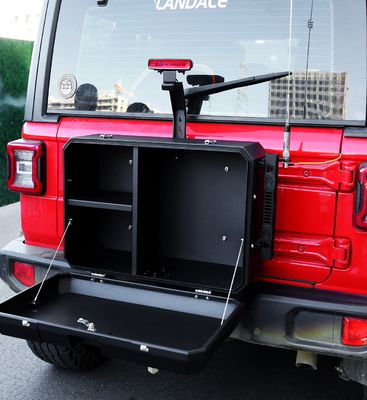 Jeep Wrangler JL JK 2018-2018 Tailgate bên ngoài hộp lưu trữ để dễ dàng lắp đặt