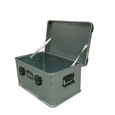 Anodize ngoài trời kim loại nhôm hợp kim đồ ăn trưa xe xách tay hộp màu xám Trại Lộm bọc nhà bếp