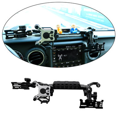 4x4 Thiết bị xe phụ kiện kim loại nhôm trung tâm console Bracket điện thoại di động cho Jeep