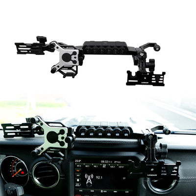 4x4 Thiết bị xe phụ kiện kim loại nhôm trung tâm console Bracket điện thoại di động cho Jeep