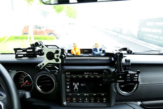 4x4 Thiết bị xe phụ kiện kim loại nhôm trung tâm console Bracket điện thoại di động cho Jeep