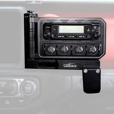 Wrangler Center Console Radio Bracket Platform Panel với bề mặt anodized cứng