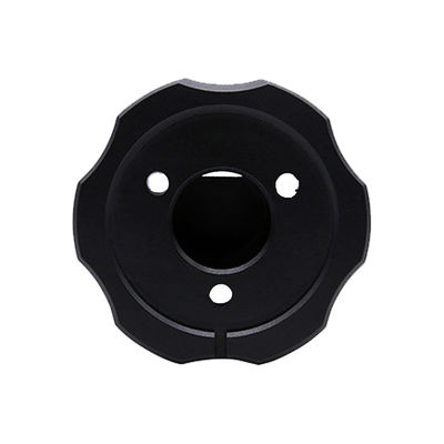 74 * 74 * 30mm Black Aluminium Alloy Antenna Base Cover chính cho Jeep Wrangler JL JK