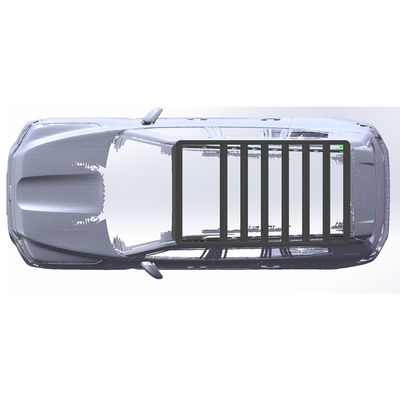 LC300 150*142*5 Gói mái nhà phẳng Đồng nhôm phụ kiện bên ngoài cho xe 4X4