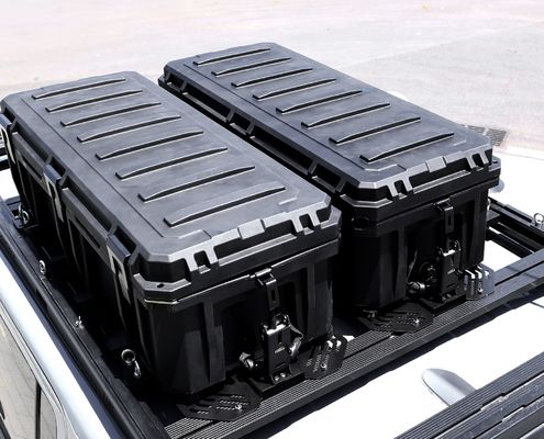 Hộp lưu trữ nhựa cứng chống nước dễ dàng lắp đặt để lắp đặt giá đỡ mái nhà ngoài trời