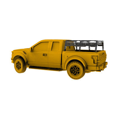 Jeep Gladiator JT Căn giường cắm trại với lớp phủ bột đen và nhiều phụ kiện